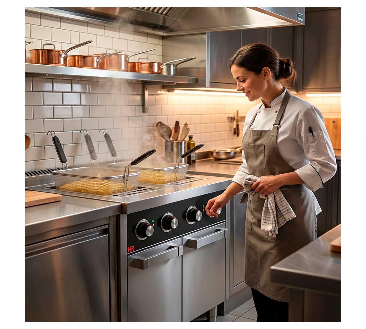 FAINCA HR - S750 CUECE PASTAS ELÉCTRICO CPE 2 CUBAS