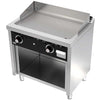 FAINCA HR - S600 FRY TOP DE ACERO DE PIE FT6008E