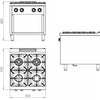 FAINCA HR - S900 COCINA CON ESTANTE C4F900E