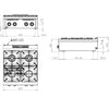 FAINCA HR - S900 COCINA SOBREMESA C4F900S