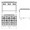 FAINCA HR - S900 COCINA CON ESTANTE C6F900E