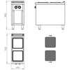 FAINCA HR - S900 COCINA CON ESTANTE CE2P900E