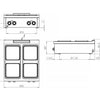 FAINCA HR - S900 COCINA SOBREMESA CE4P900S