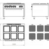 FAINCA HR - S900 COCINA CON HORNO MAXI CE6P900HM