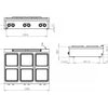 FAINCA HR - S900 COCINA SOBREMESA CE6P900S