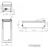 FAINCA HR - S900 FRY TOP ELÉCTRICO RECTIFICADO SOBREMESA FTE9004S