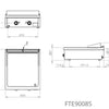 FAINCA HR - S900 FRY TOP ELÉCTRICO RECTIFICADO SOBREMESA FTE9008S