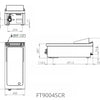 FAINCA HR - S900 FRY TOP CROMO SOBREMESA FT9004SCR