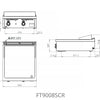 FAINCA HR - S900 FRY TOP CROMO SOBREMESA FT9008SCR