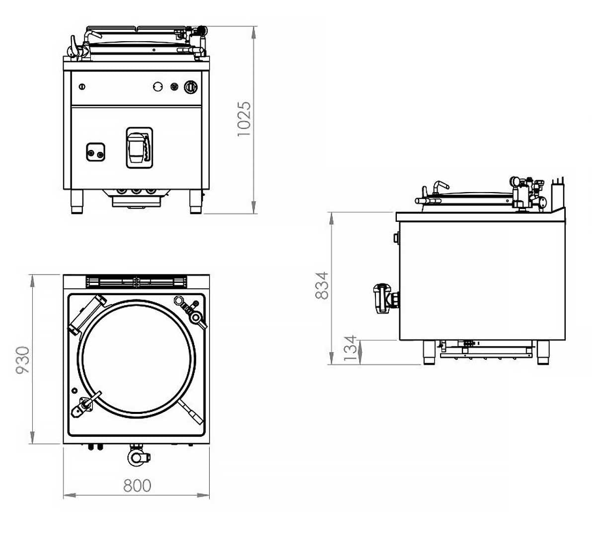 FAINCA HR - S900 MARMITA ELÉCTRICA ME150L