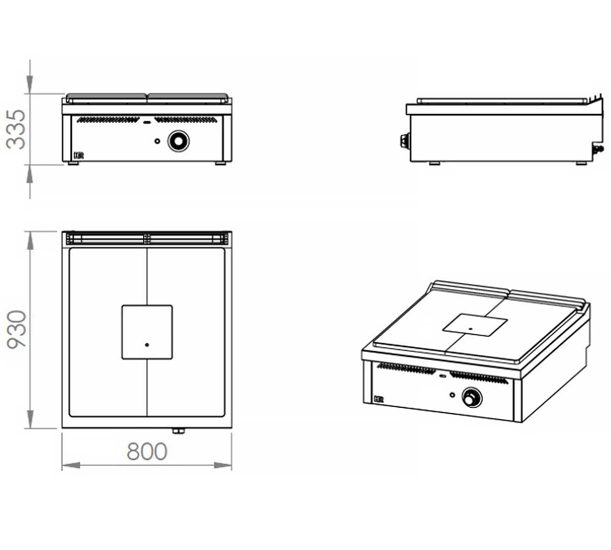 FAINCA HR - S900 PLACA RADIANTE PR9008S