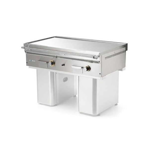 MAINHO - FRY-TOP SOBREMOSTRADOR A GAS CROMO DURO CENTRAL FCT-150/7 TY
