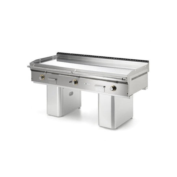 MAINHO - FRY-TOP SOBREMOSTRADOR A GAS CROMO DURO CENTRAL FCT-180/7 TY