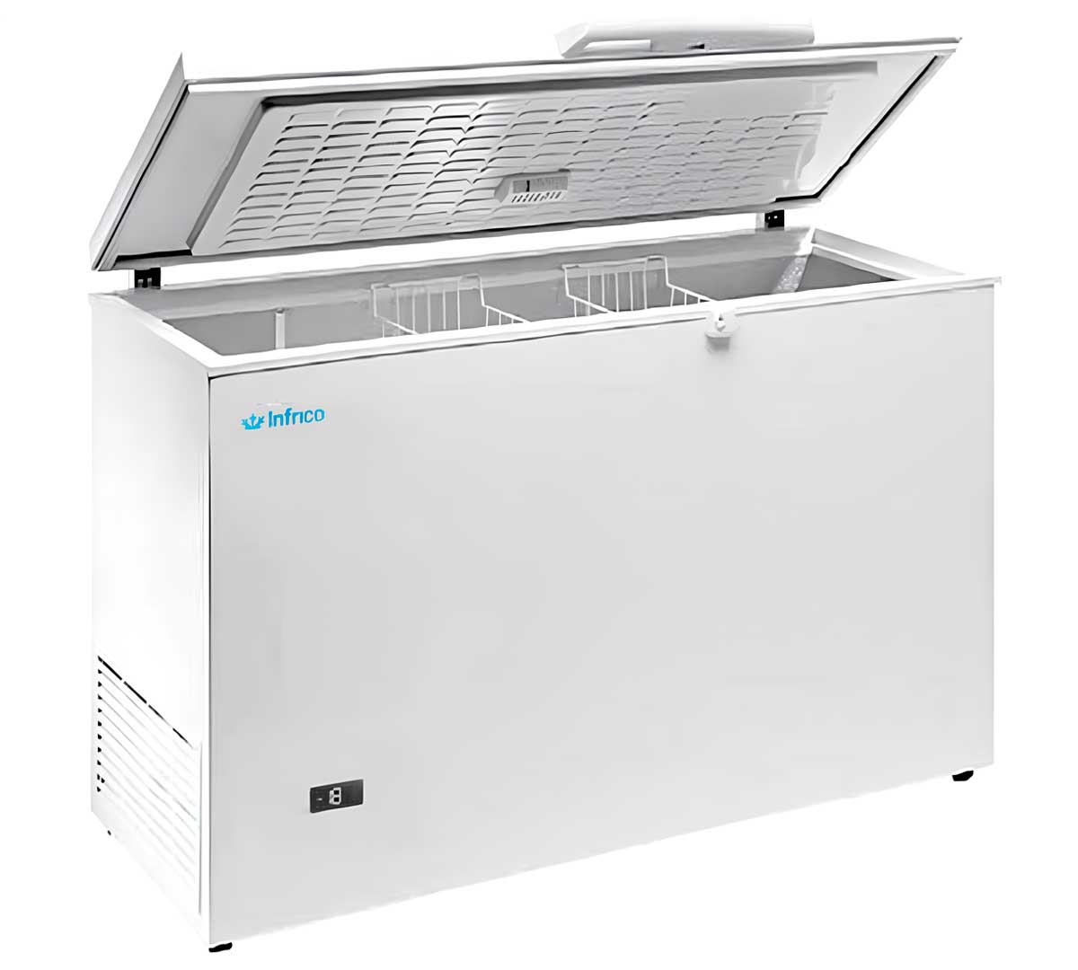 INFRICO - ARCÓN CONGELADOR TAPA ABATIBLE HF 400 AL HC