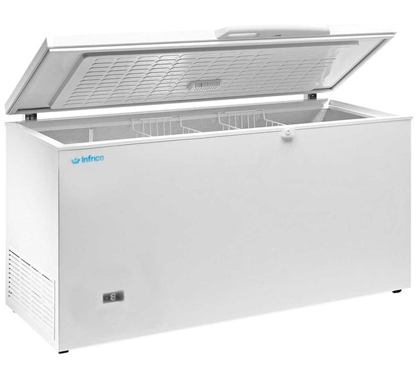 INFRICO - ARCÓN CONGELADOR TAPA ABATIBLE HF 550 AL HC