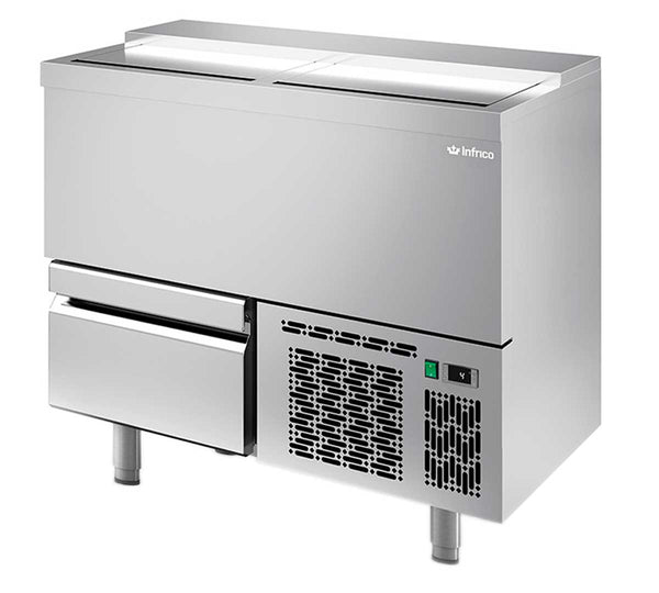 INFRICO - ENFRIADOR DE BOTELLAS CON CAJONES EBC 1000 II