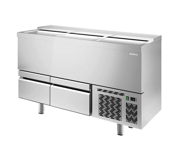 INFRICO - ENFRIADOR DE BOTELLAS CON CAJONES EBC 1500 II
