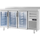 INFRICO - MESA REFRIGERADA FRENTE MOSTRADOR 4 PUERTAS CRISTAL FMPP 2500 CR