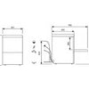 INFRICO - LAVAVASOS LV2535 - ESTÁNDAR - CESTA 35 x 35