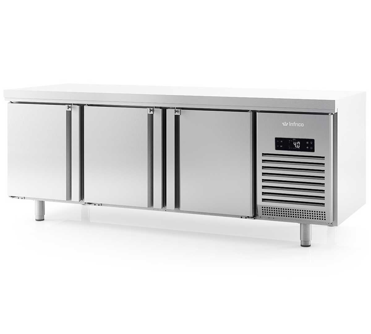 INFRICO - MESA CONGELACIÓN PASTELERÍA 3 PUERTAS MR 2190 BT