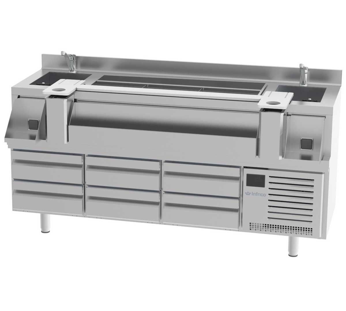 INFRICO - MESA REFRIGERADA COCKTAILS BST 2000 R