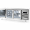 INFRICO - MESA REFRIGERADA PASTELERÍA 6 PUERTAS CRISTAL PASANTES MR 2190 PDCR