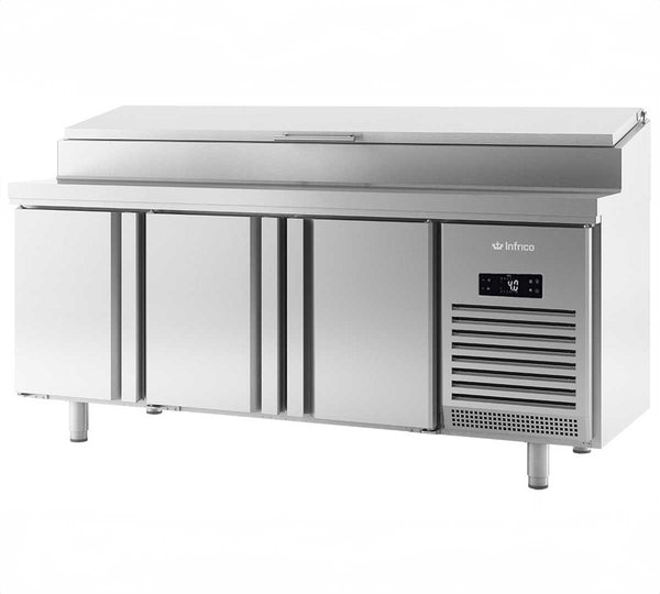 INFRICO - MESA REFRIGERADA ENSALADAS 3 PUERTAS SERIE 600 BMPP2000EN