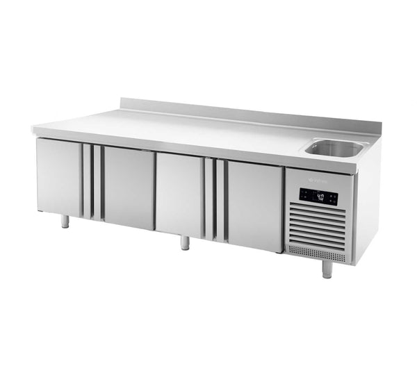 INFRICO - MESA REFRIGERADA 4 PUERTAS GASTRONORM GN 1/1 BMGN 2450 F