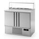 INFRICO - MESA REFRIGERADA PARA PIZZA 2 PUERTAS SERIE 700 GN 1/1 ME1000