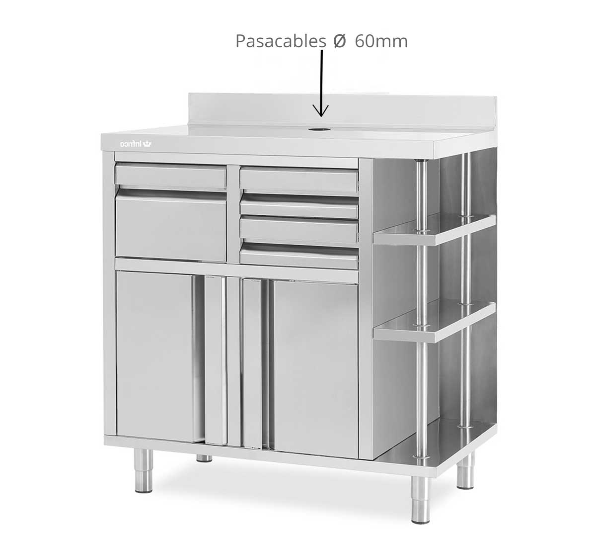 INFRICO - MUEBLE MESA CAFETERA MCAF CD/CI