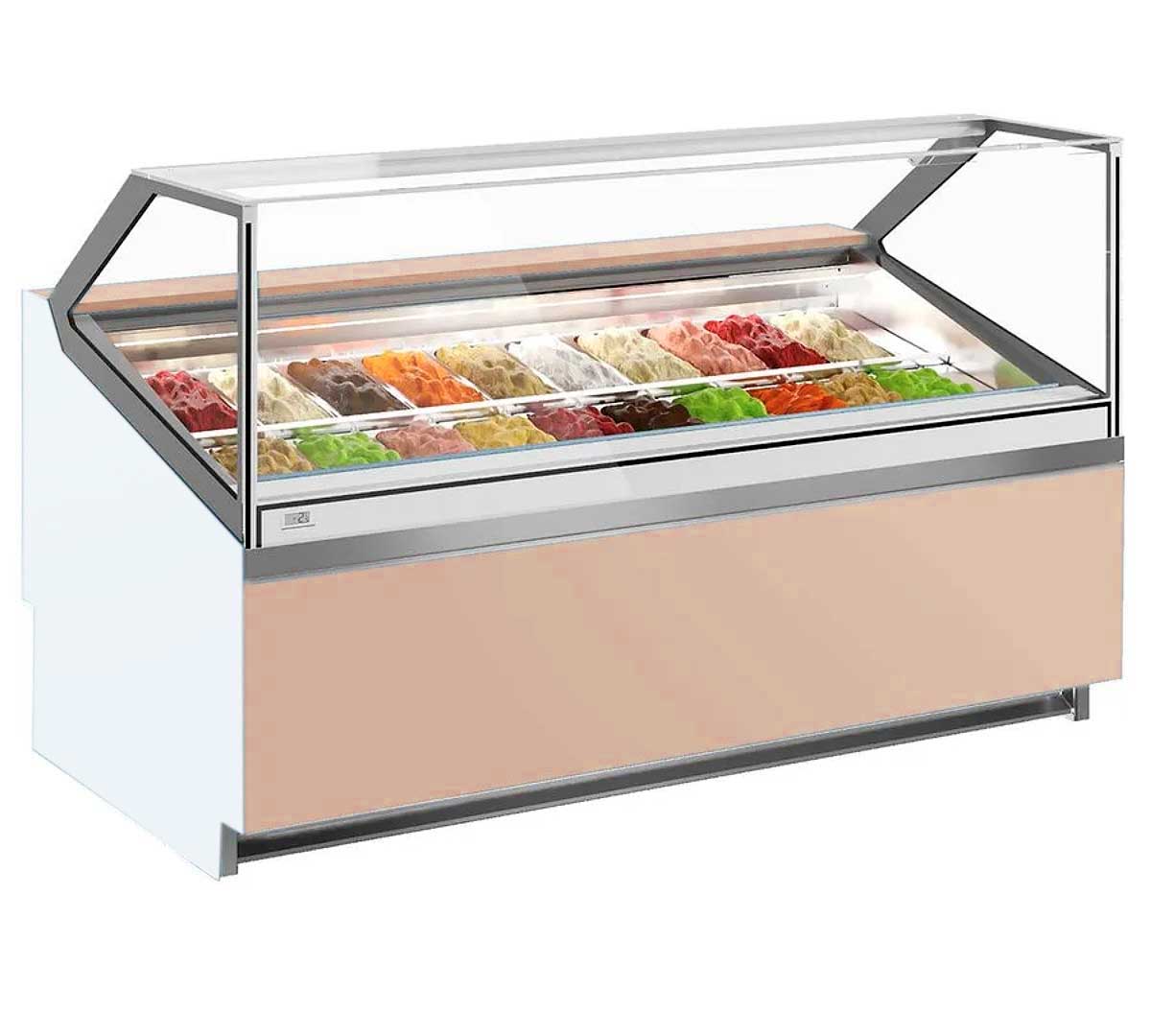 INFRICO VITRINA EXPOSITORA HELADOS CORAL VCB15UH