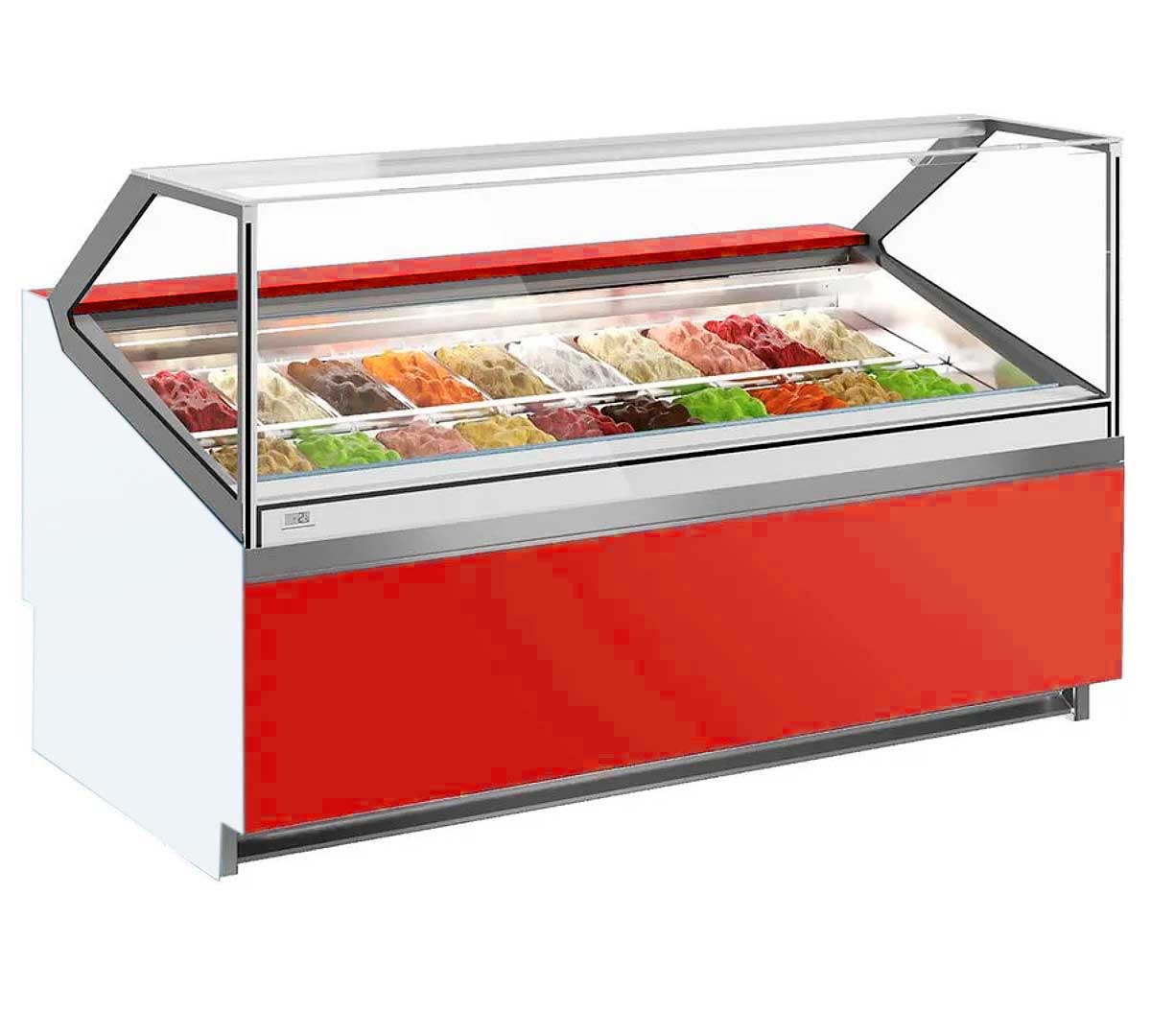 INFRICO VITRINA EXPOSITORA HELADOS CORAL VCB15UH