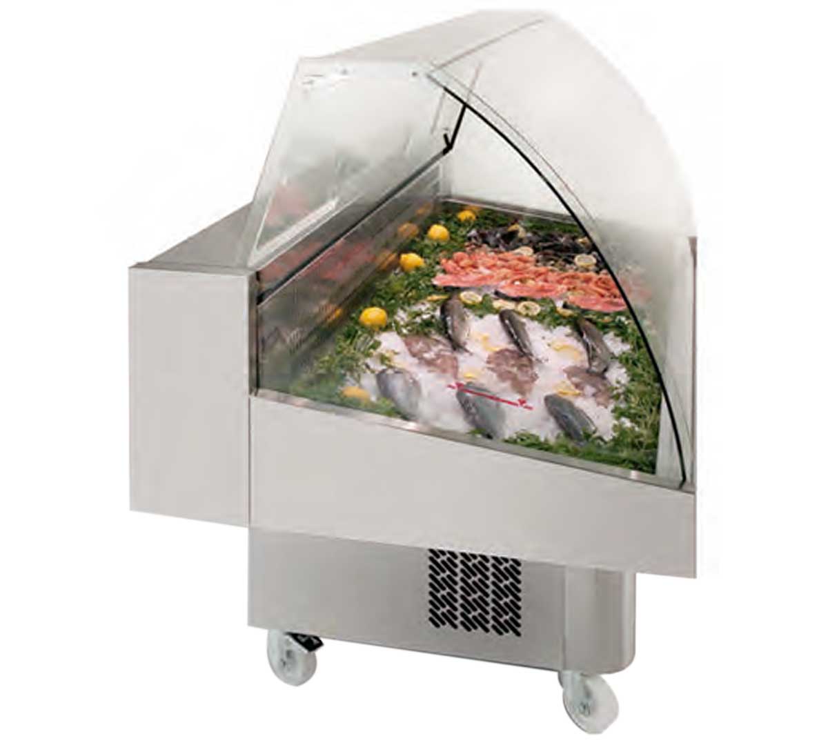 INFRICO - VITRINA CARRO PARA PESCADO MÁLAGA