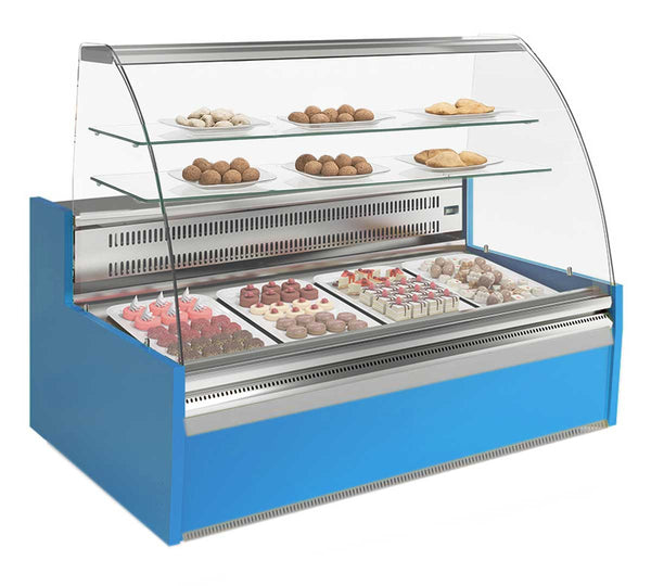 INFRICO - VITRINA VGL GLACÉ CURVO