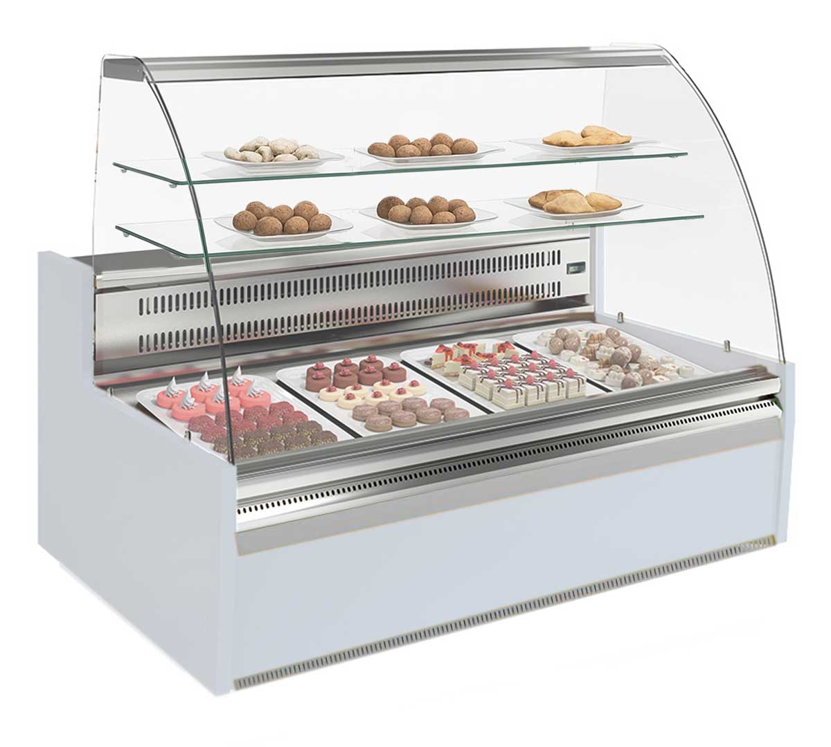 INFRICO - VITRINA VGL GLACÉ CURVO