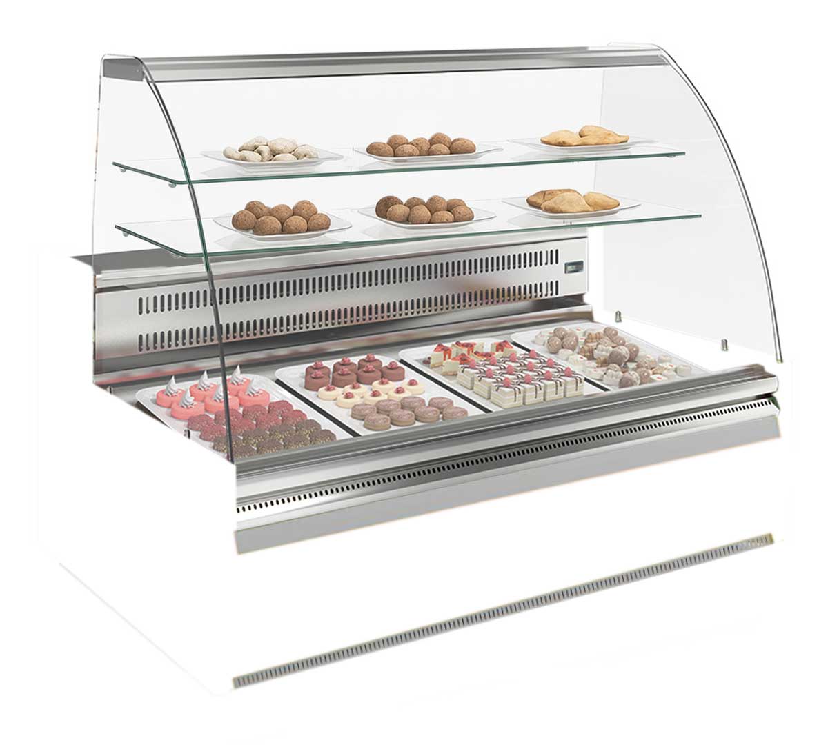 INFRICO - VITRINA VGL GLACÉ CURVO