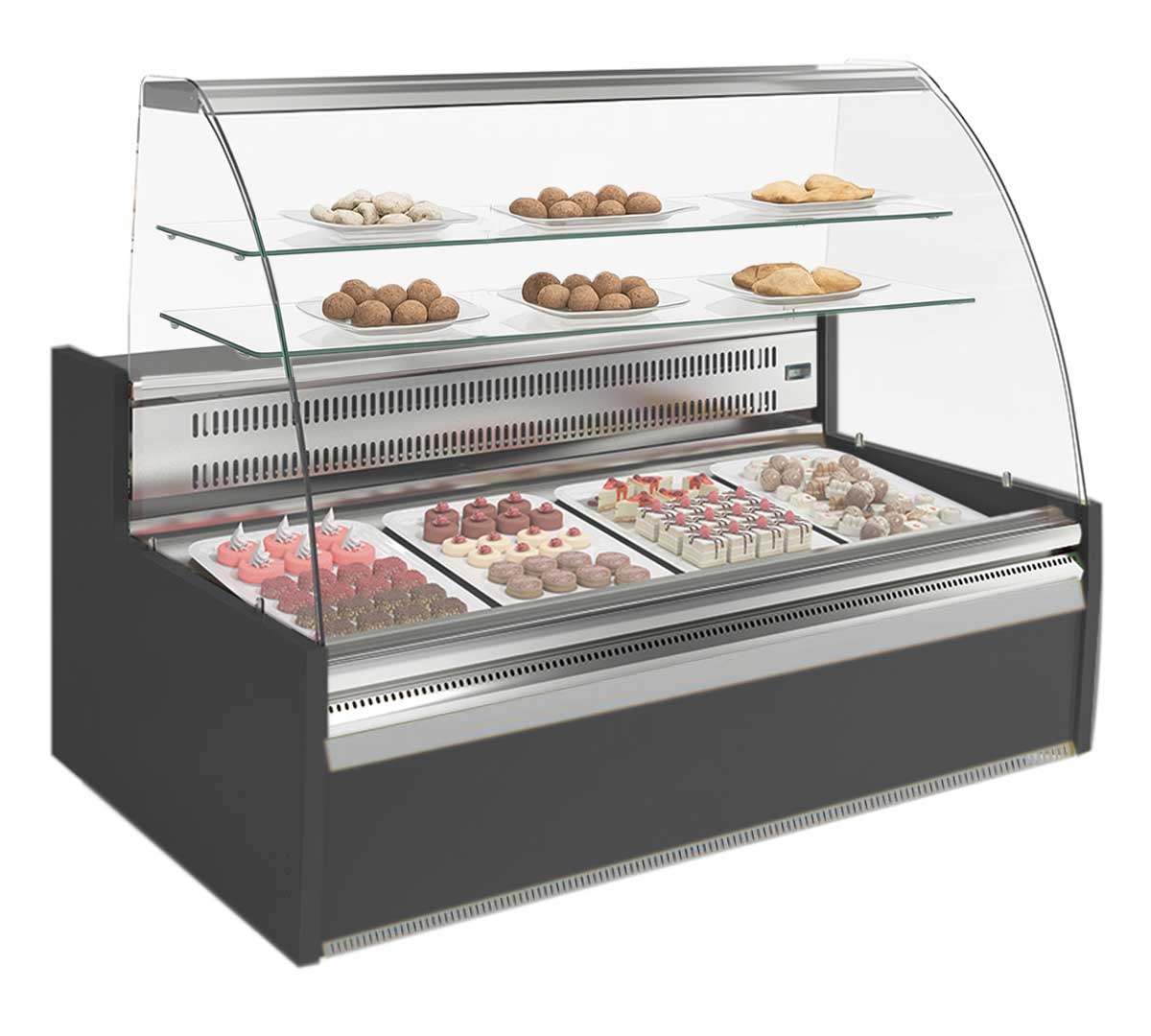 INFRICO - VITRINA VGL GLACÉ CURVO