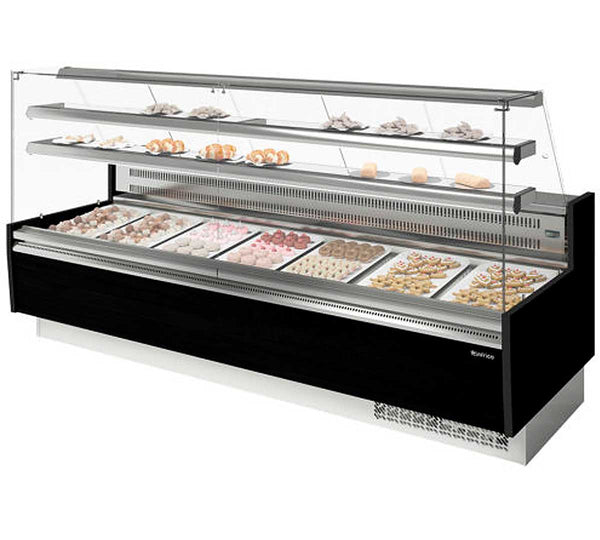 Infrico Vitrina VGL Glacé Cristal Recto 125 cm