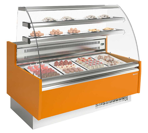 Infrico Vitrina VGL Glacé Curvo 131 cm