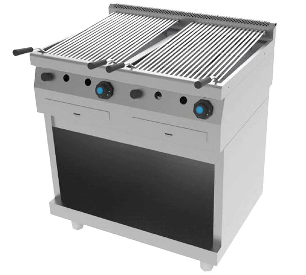 JEMI – PG60/2 PARRILLA A GAS AGUA SERIE 600 PIE – 4 QUEMADORES