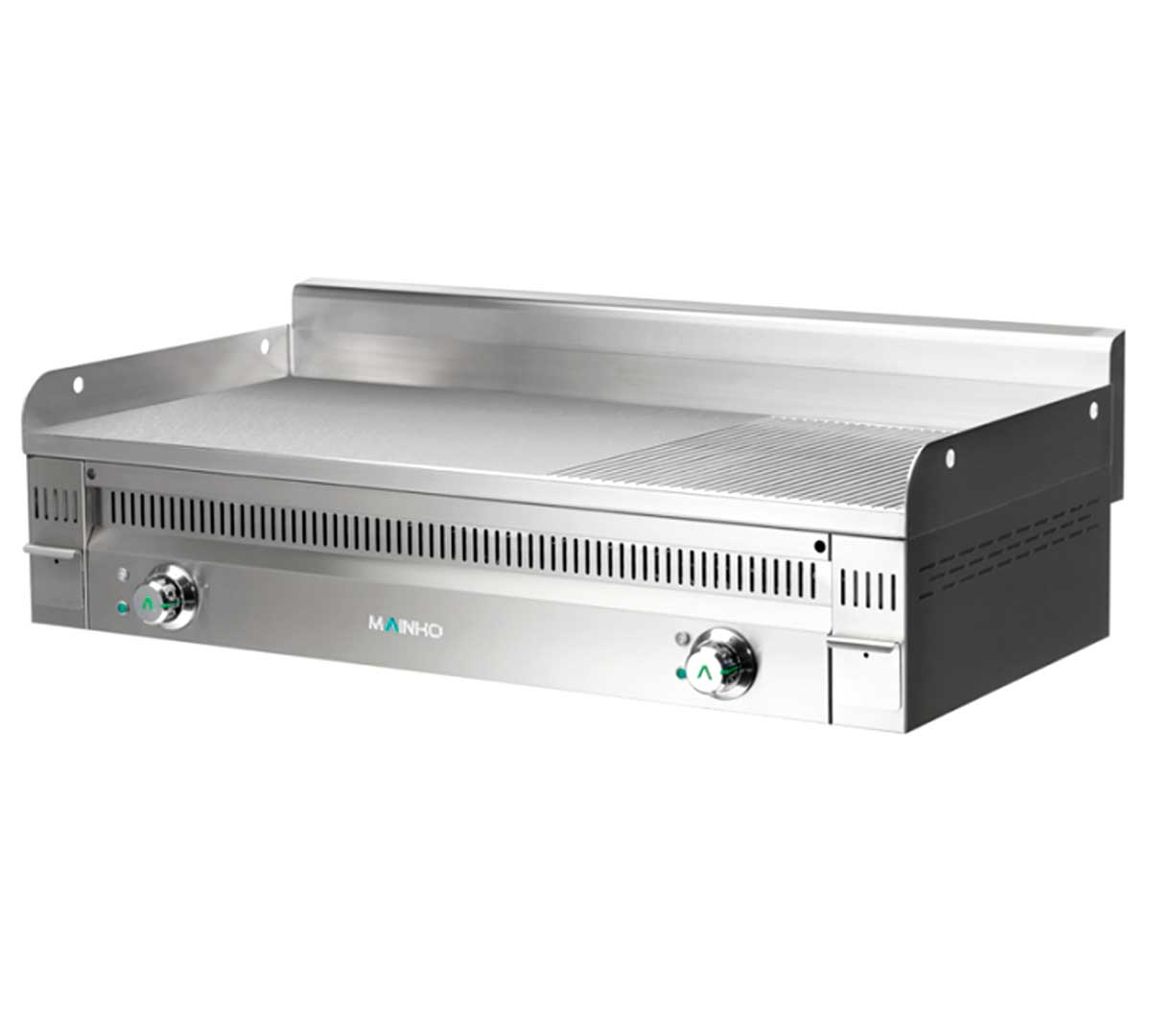 MAINHO - FRY TOP PLR-120ET ACERO SERIE EURO-SNACK PLACA MIXTA