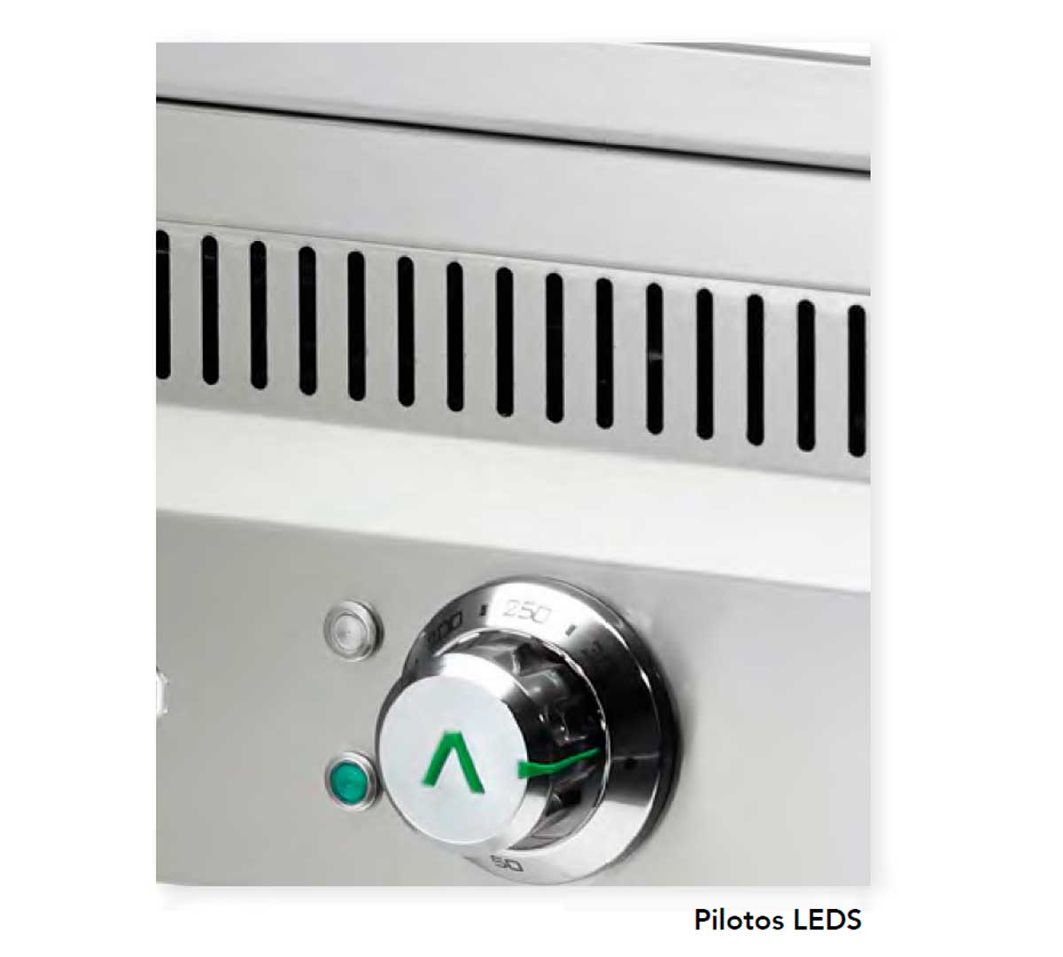 MAINHO - PL 120 N FRY TOP DE ACERO SERIE EURO-SNACK PLACA LISA