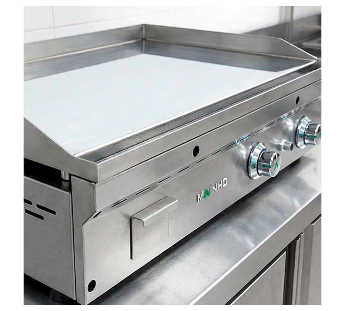 MAINHO - FC 120 FRY TOP SERIE FULL-CROM PLACA LISA