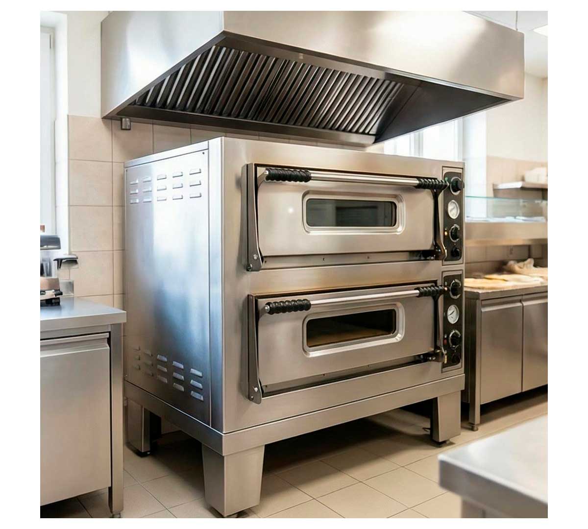 MES FRED - HORNO PIZZA BASIC XL 99 ANALÓGICO - 2 CÁMARAS - 18 PIZZAS Ø 35CM