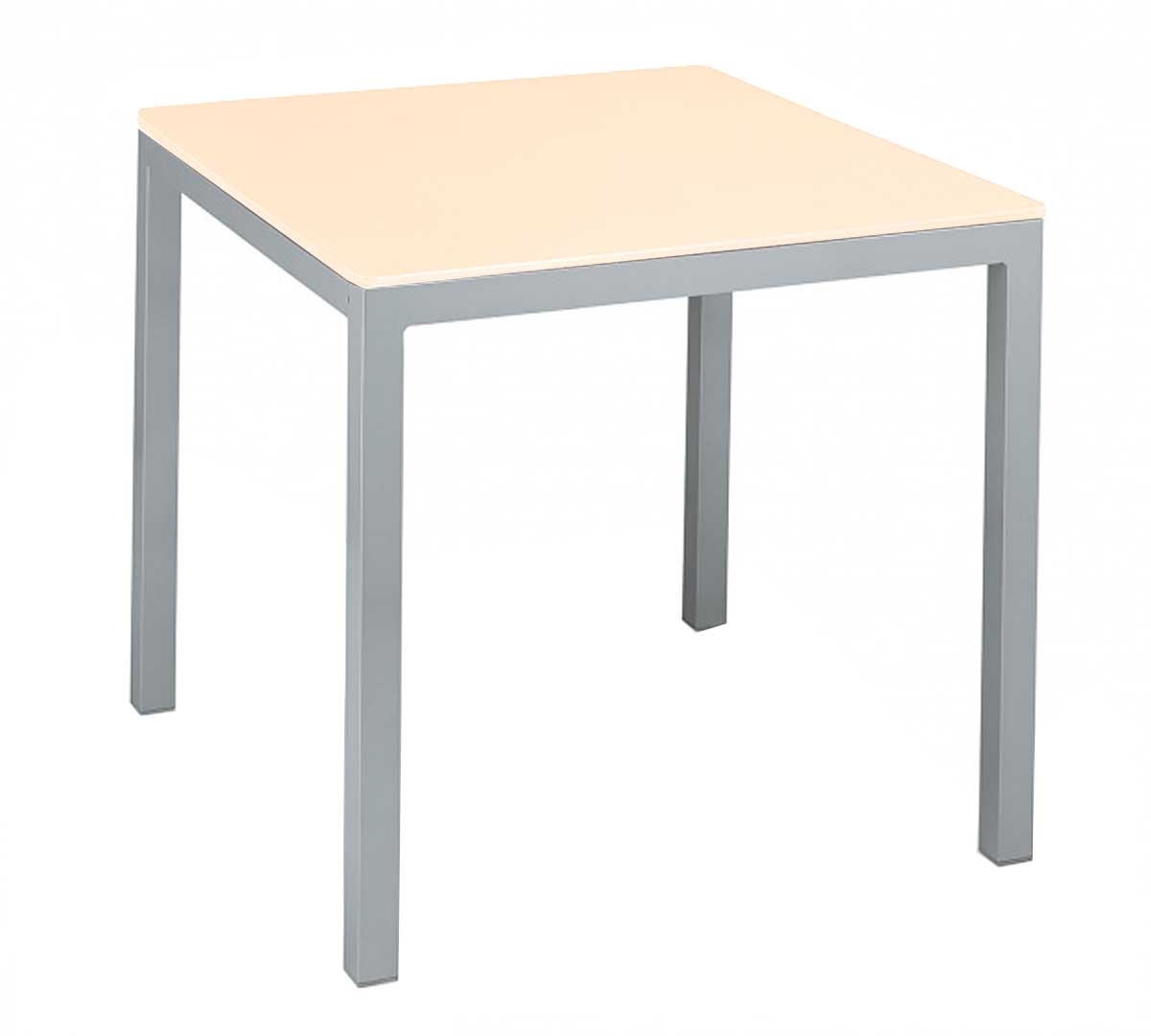 MUEBLES ROMERO - MESA 413 COMPACT BASIC - BLANCO - 70X70 CM