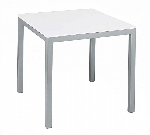MUEBLES ROMERO - MESA 413 COMPACT BASIC - BLANCO - 70X70 CM
