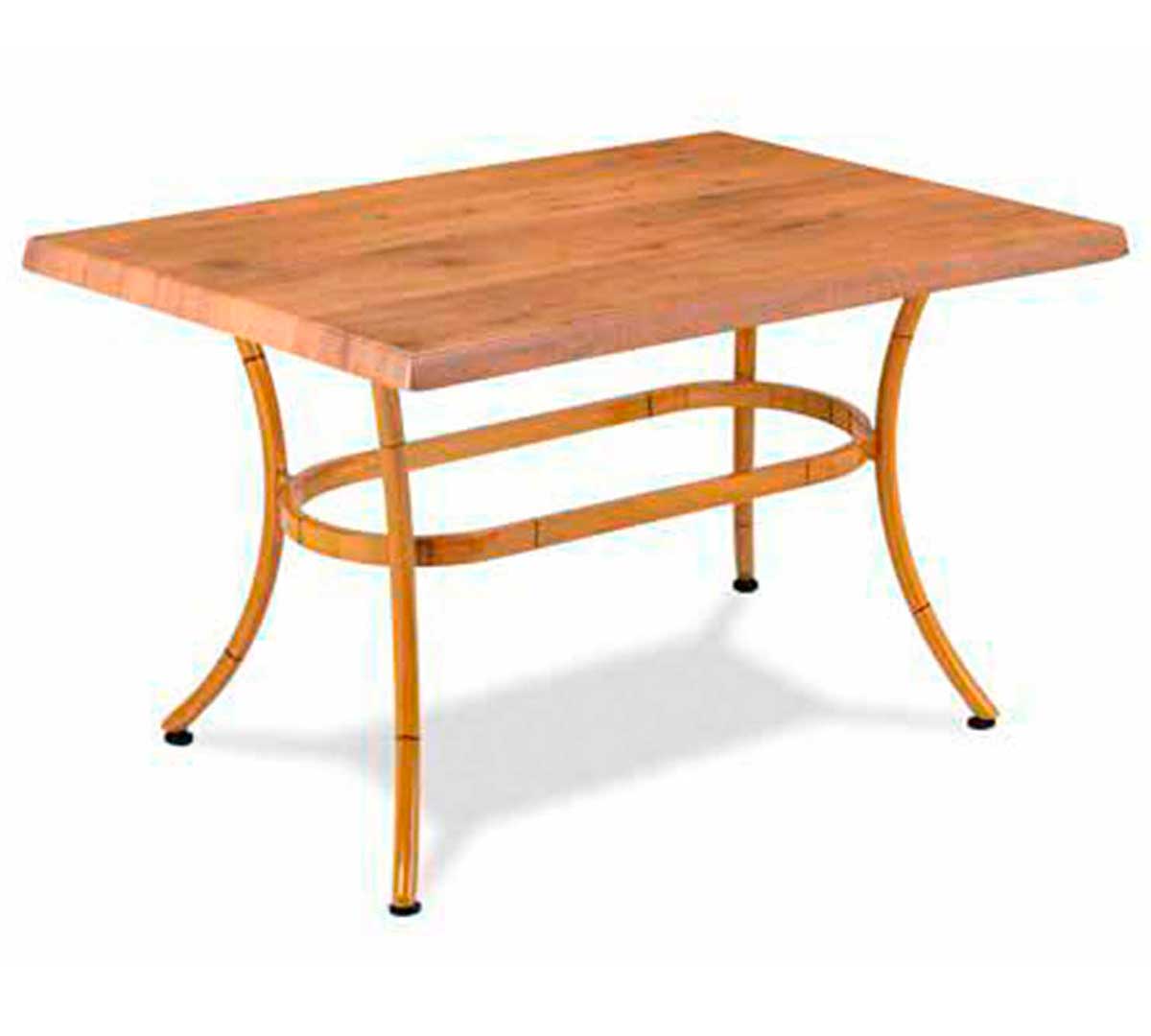 MESA 417 MADERA TECA 120X80