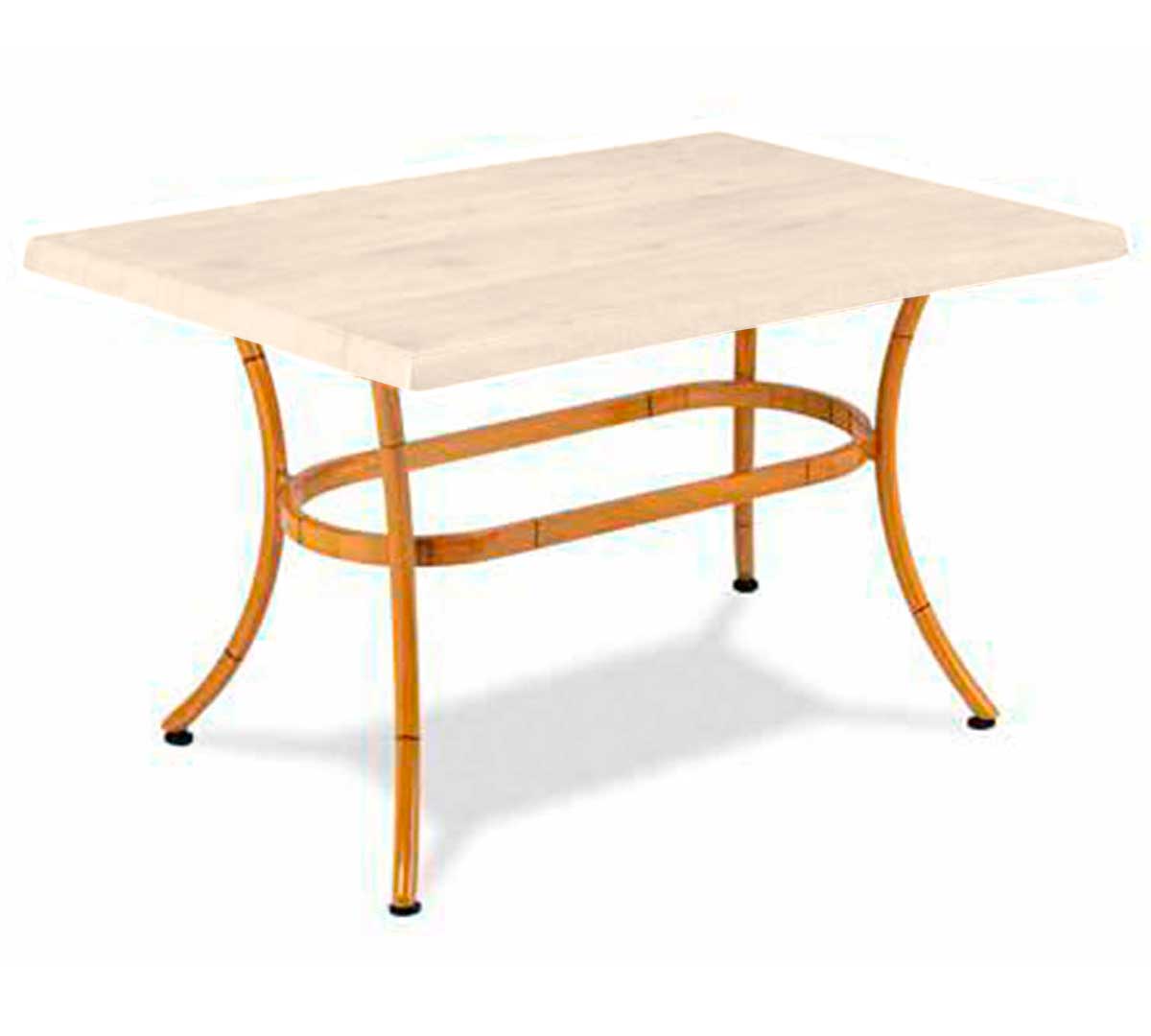 MUEBLES ROMERO - MESA 417 WERZALIT - BLANCO - 110X70 CM