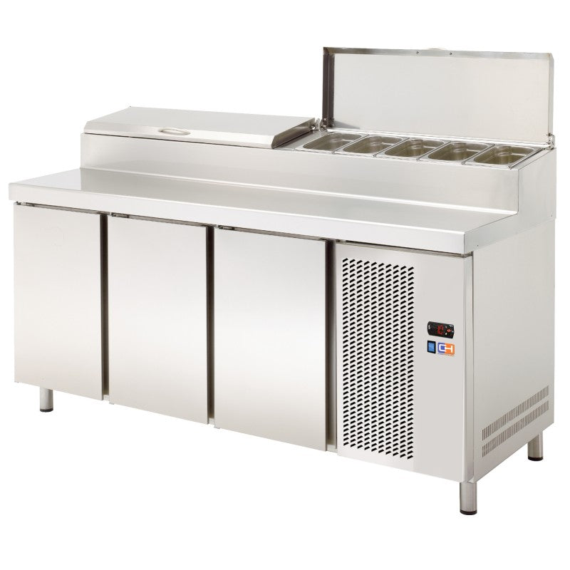 CLIMAHOSTELERIA - MESA REFRIGERADA CORDOBA MRP-180E - 3 PUERTAS