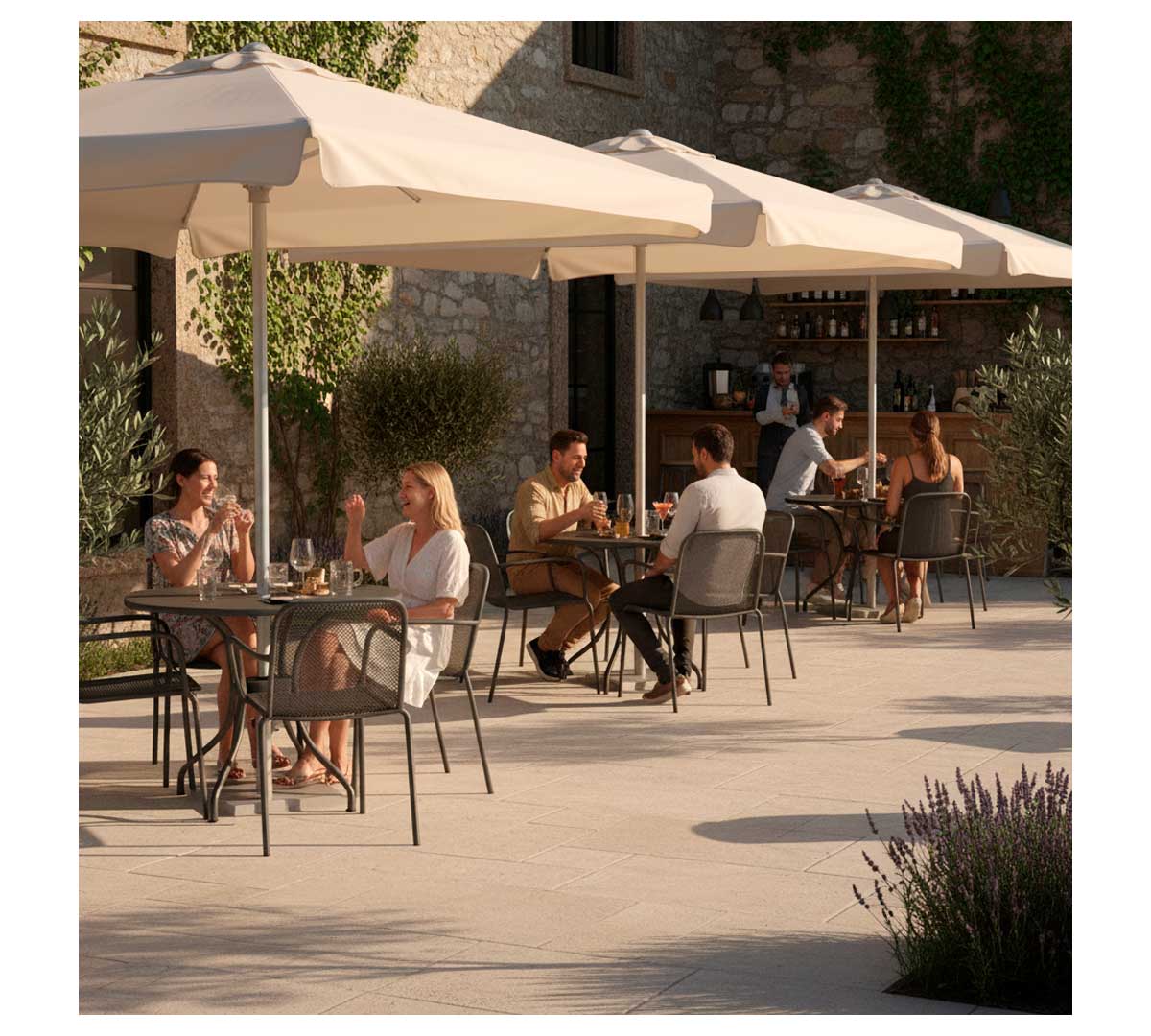 MUEBLES ROMERO - PARASOL 7550